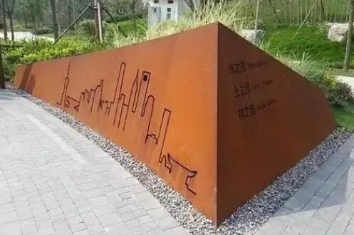 潘集耐候钢挡土墙